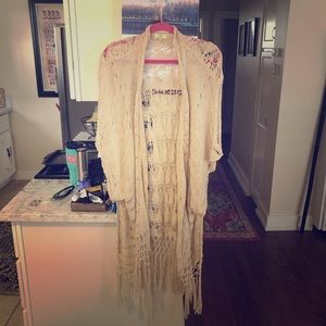 DONATED: Crochet Chunky Cardigan